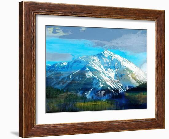 Blue Mountain-Sisa Jasper-Framed Art Print