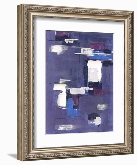 Blue Mountains Abstract I-Melissa Wang-Framed Art Print