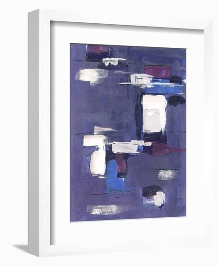 Blue Mountains Abstract I-Melissa Wang-Framed Art Print