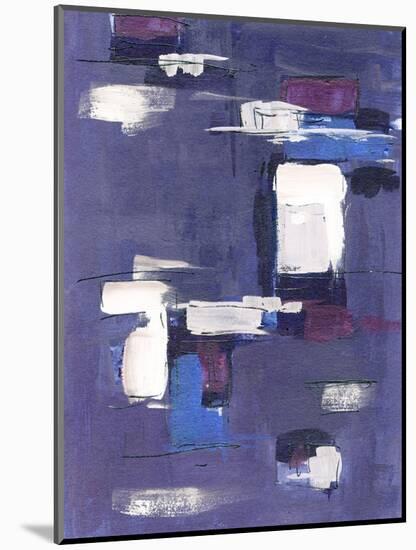 Blue Mountains Abstract I-Melissa Wang-Mounted Art Print