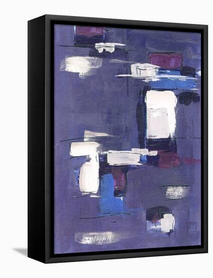 Blue Mountains Abstract I-Melissa Wang-Framed Stretched Canvas