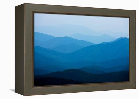 Blue Mountains, Blue Ridge Parkway, Virginia-Paul Souders-Framed Premier Image Canvas