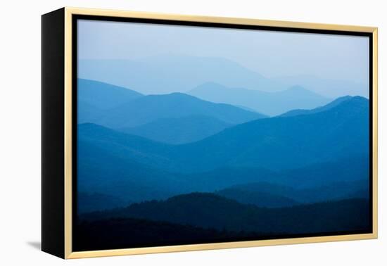 Blue Mountains, Blue Ridge Parkway, Virginia-Paul Souders-Framed Premier Image Canvas