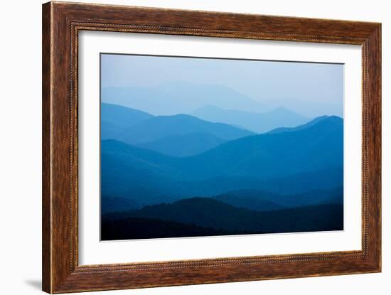 Blue Mountains, Blue Ridge Parkway, Virginia-Paul Souders-Framed Photographic Print