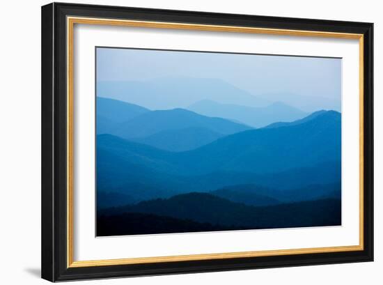 Blue Mountains, Blue Ridge Parkway, Virginia-Paul Souders-Framed Photographic Print