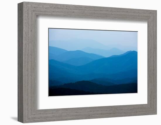 Blue Mountains, Blue Ridge Parkway, Virginia-Paul Souders-Framed Photographic Print