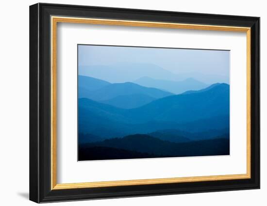 Blue Mountains, Blue Ridge Parkway, Virginia-Paul Souders-Framed Photographic Print