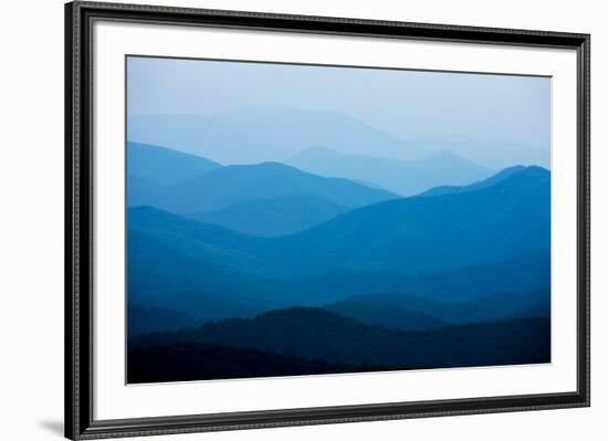 Blue Mountains, Blue Ridge Parkway, Virginia-Paul Souders-Framed Photographic Print