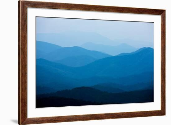 Blue Mountains, Blue Ridge Parkway, Virginia-Paul Souders-Framed Photographic Print