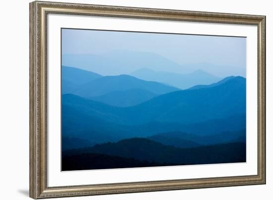 Blue Mountains, Blue Ridge Parkway, Virginia-Paul Souders-Framed Photographic Print