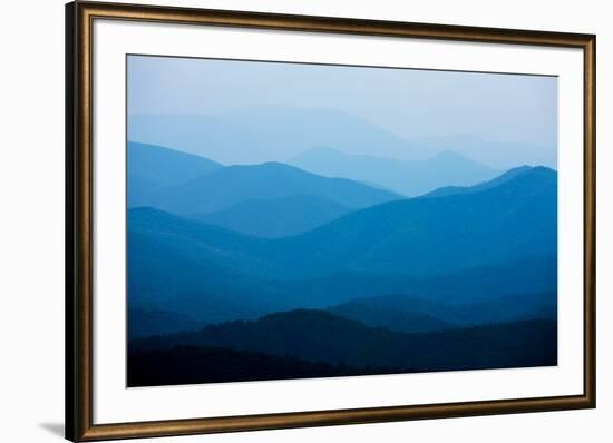 Blue Mountains, Blue Ridge Parkway, Virginia-Paul Souders-Framed Photographic Print