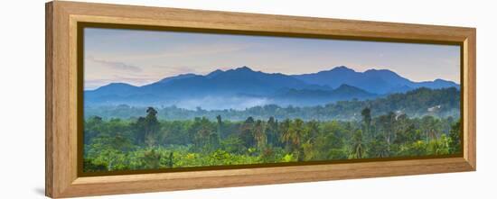 Blue Mountains, Portland Parish, Jamaica, Caribbean-Doug Pearson-Framed Premier Image Canvas