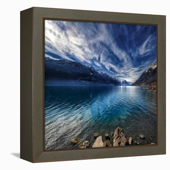 Blue Mountains-Philippe Sainte-Laudy-Framed Premier Image Canvas