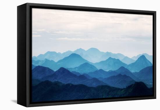 Blue Mountains-PhotoINC Studio-Framed Stretched Canvas