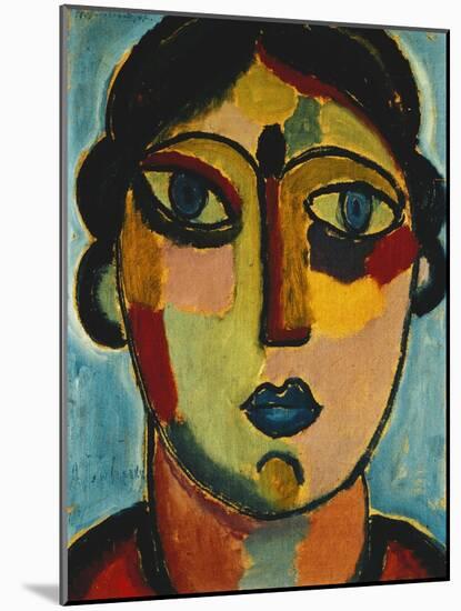 Blue Mouth-Alexej Von Jawlensky-Mounted Giclee Print