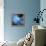 Blue Nebula-null-Framed Stretched Canvas displayed on a wall