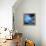 Blue Nebula-null-Framed Stretched Canvas displayed on a wall