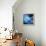 Blue Nebula-null-Framed Stretched Canvas displayed on a wall