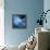 Blue Nebula-null-Framed Stretched Canvas displayed on a wall