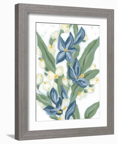 Blue Nettle II-June Vess-Framed Art Print