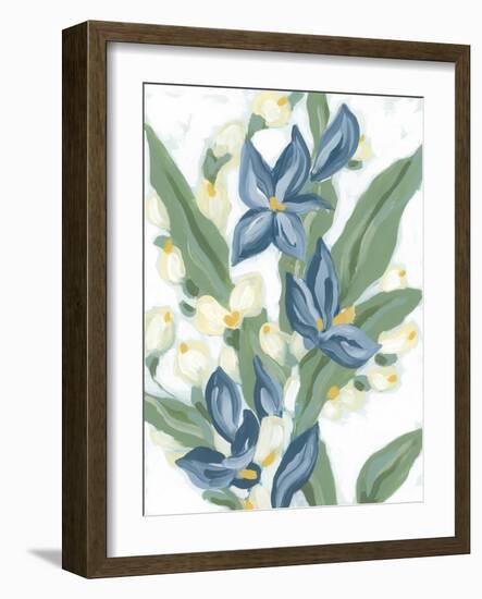 Blue Nettle II-June Vess-Framed Art Print