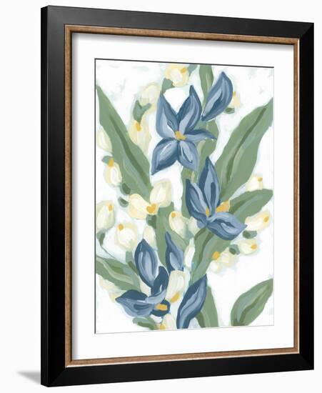 Blue Nettle II-June Vess-Framed Art Print