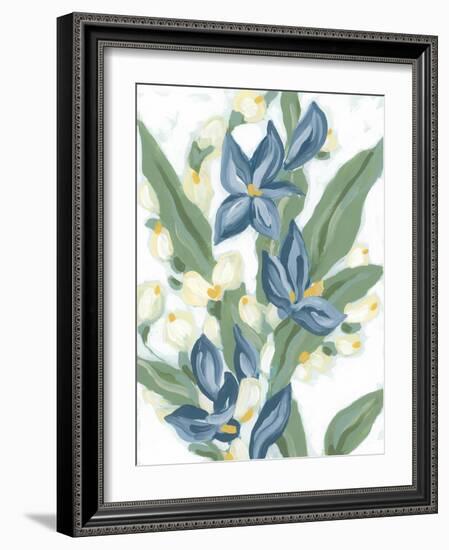 Blue Nettle II-June Vess-Framed Art Print