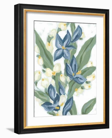 Blue Nettle II-June Vess-Framed Art Print