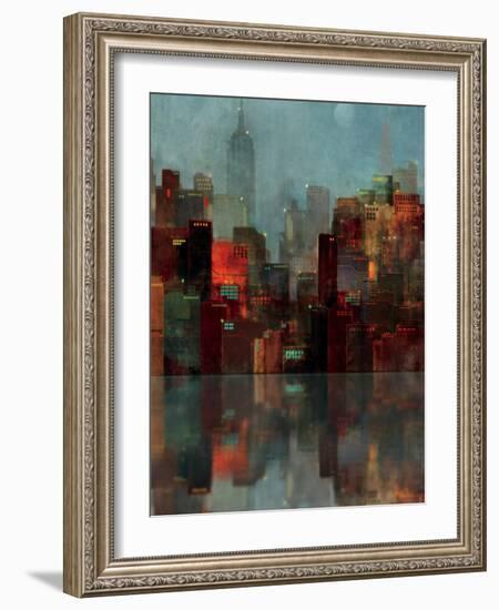 Blue New York-Ken Roko-Framed Art Print