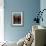 Blue New York-Ken Roko-Framed Art Print displayed on a wall