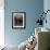 Blue New York-Ken Roko-Framed Art Print displayed on a wall