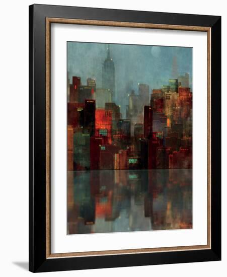 Blue New York-Ken Roko-Framed Art Print