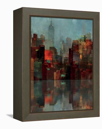 Blue New York-Ken Roko-Framed Stretched Canvas