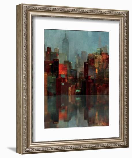 Blue New York-Ken Roko-Framed Art Print