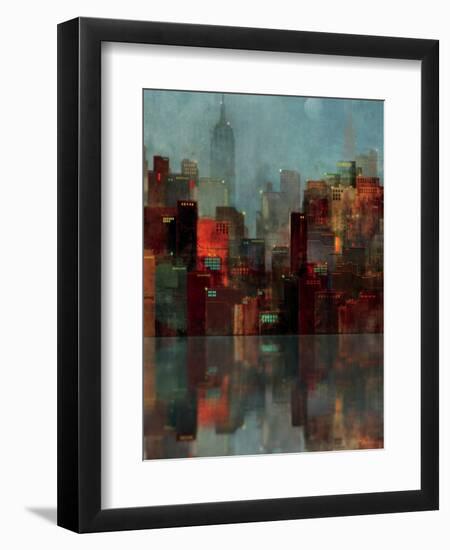 Blue New York-Ken Roko-Framed Art Print