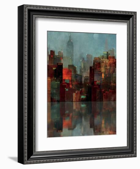 Blue New York-Ken Roko-Framed Art Print