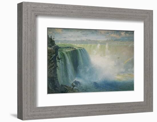 Blue Niagara, c.1884-George Inness-Framed Art Print