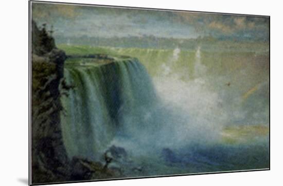 Blue Niagara-George Inness-Mounted Art Print