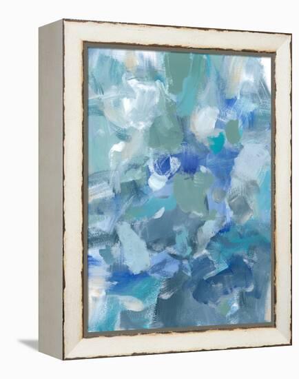 Blue Night II-Christina Long-Framed Stretched Canvas