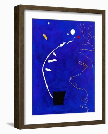 Blue Night-Hyunah Kim-Framed Art Print