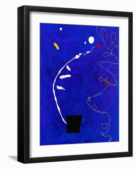 Blue Night-Hyunah Kim-Framed Art Print