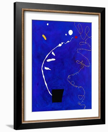 Blue Night-Hyunah Kim-Framed Art Print