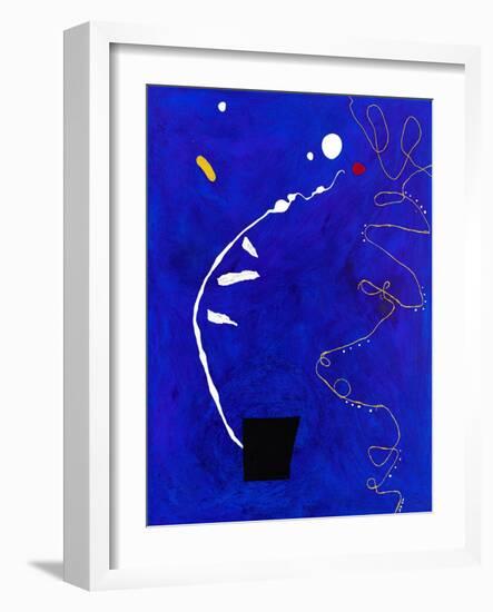 Blue Night-Hyunah Kim-Framed Art Print