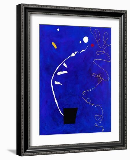 Blue Night-Hyunah Kim-Framed Art Print