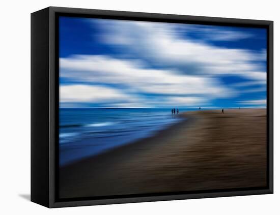 Blue Nights-Josh Adamski-Framed Premier Image Canvas