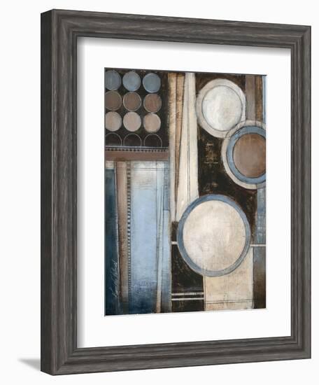 Blue Notes II-Kimberly Poloson-Framed Art Print