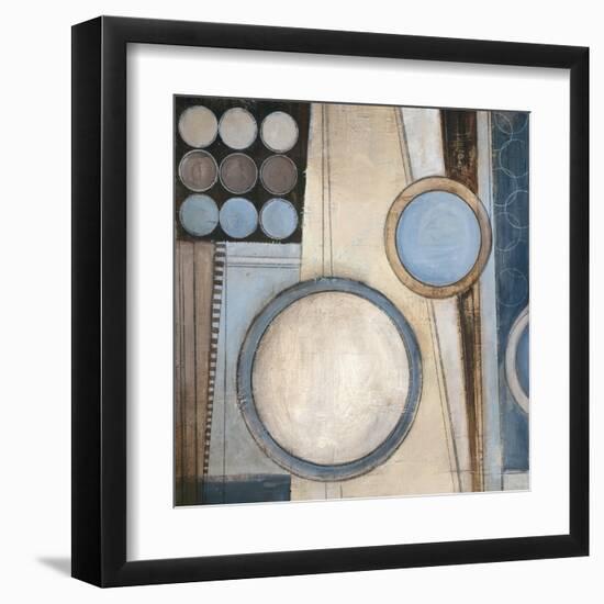 Blue Notes Square I-Kimberly Poloson-Framed Art Print