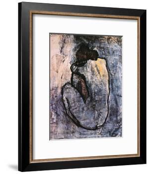 Blue Nude, c.1902-Pablo Picasso-Framed Art Print