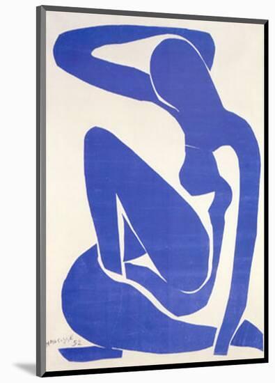 Blue Nude I, c.1952-Henri Matisse-Mounted Art Print
