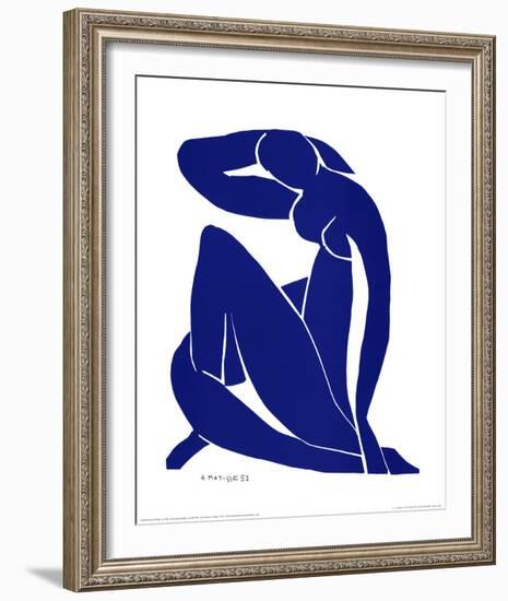 Blue Nude II-Henri Matisse-Framed Art Print